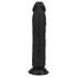 Easytoys - aidon tuntuinen dildo - 22,5 cm (musta)