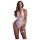 Christine - avoin bodysetti (valkoinen) - L/XL