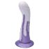 Ylva & Dite Cryptodite - Imukupilla varustettu kuvioitu dildo (pinkki-violetti)