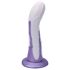 Ylva & Dite Cryptodite - Imukupilla varustettu kuvioitu dildo (pinkki-violetti)