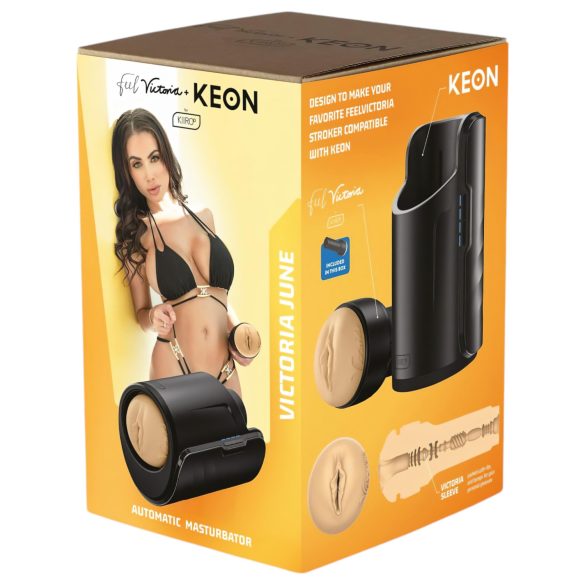 Kiiroo Keon + Victoria June - luonnollinen tekovagina
