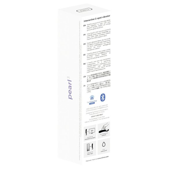 Kiiroo Pearl 3 - G-piste vibraattori - interaktiivinen - violetti