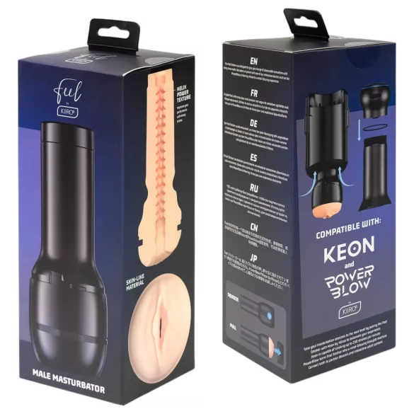 Kiiroo Feel - tekomagina mastubaattori - PowerBlow yhteensopiva - luonnollinen