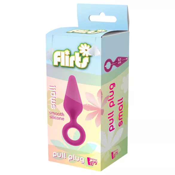 Flirts - anustappi pieni - silikoni pinkki