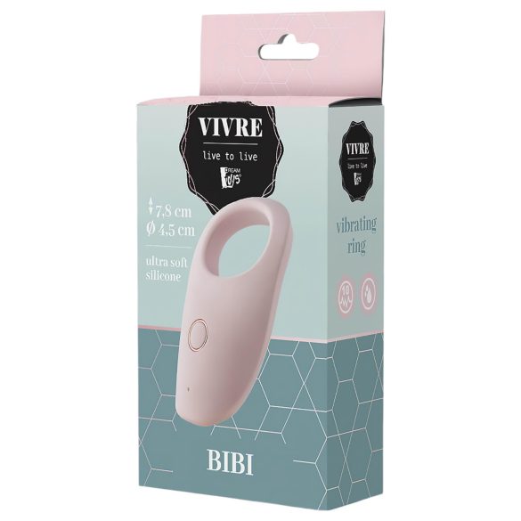 Vivre Bibi - vibraattori penisrengas - ladattava - pinkki