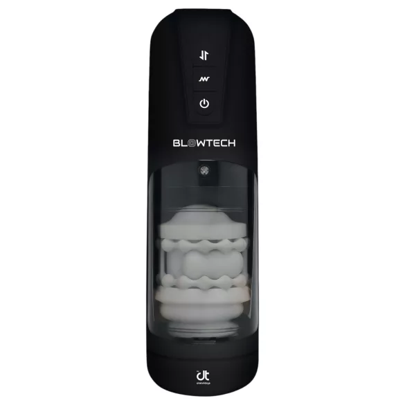 Dreamtoys Blowtech - värinä, ylös-alas liikkuva masturbaattori (musta)