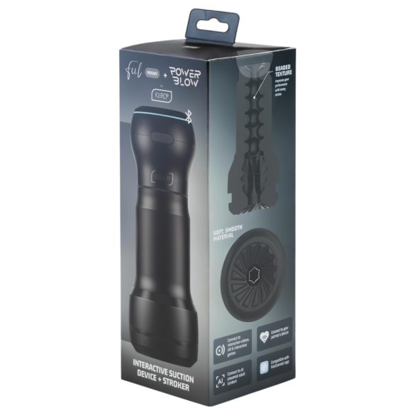 Kiiroo - PowerBlow+Feel taskumasturbaattori - musta