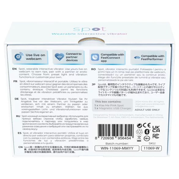 Kiiroo Spot - vibraatiomuna - pinkki