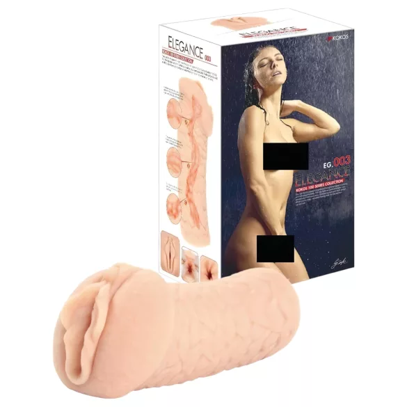 Kokos Elegance 03 - realistinen vagina masturbaattori - nude