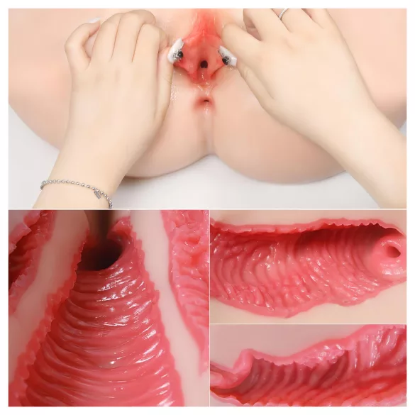 Kokos Vanilla 004 - realistinen torso-masturbaattori - iho/natural