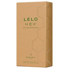 LELO Hex Organic - kondomi - lateksi - 12 kpl