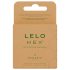 LELO Hex Organic - voimaa antava kondomi (3kpl)
