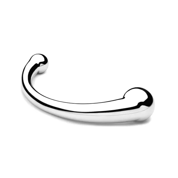 NJOY Pjur Wand - anaalikoukku dildolla - metallinen hopea