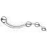 Njoy Fun Wand - metalli anaalin ja G-pisteen dildo (hopea)