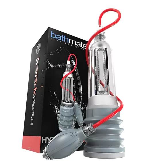 BathMate Xtreme Hydromax 9 - penispumppu setti - läpinäkyvä