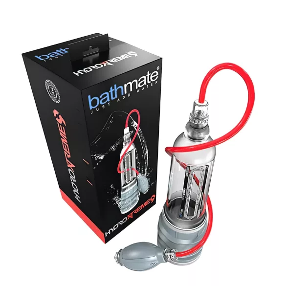 BathMate Xtreme Hydromax 9 - penispumppu setti - läpinäkyvä
