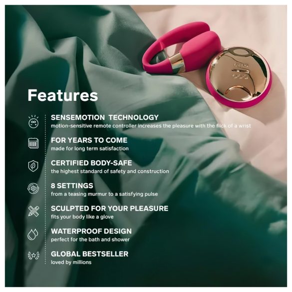 LELO Tiani 3 - parivibraattori - silikoni - violetti