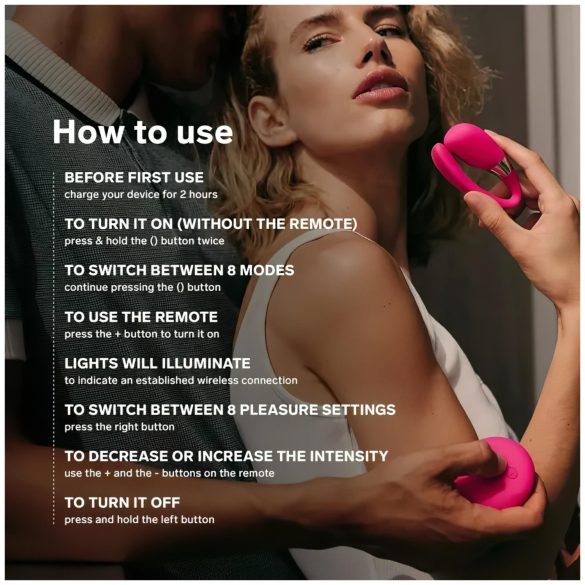 LELO Tiani 3 - parivibraattori - silikoni - violetti