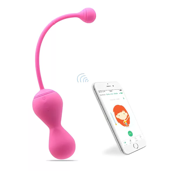 Magic Motion Kegel Master - Älykäs geishapalloduosetti (pinkki)