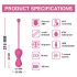 Magic Motion Kegel Master - Fiksu geishakuuladuo (lila)