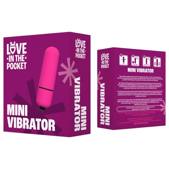 Love Bullet - mini vibraattori - vesitiivis - pinkki