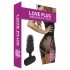 Love Plug - mini anustappi vibratolla - musta