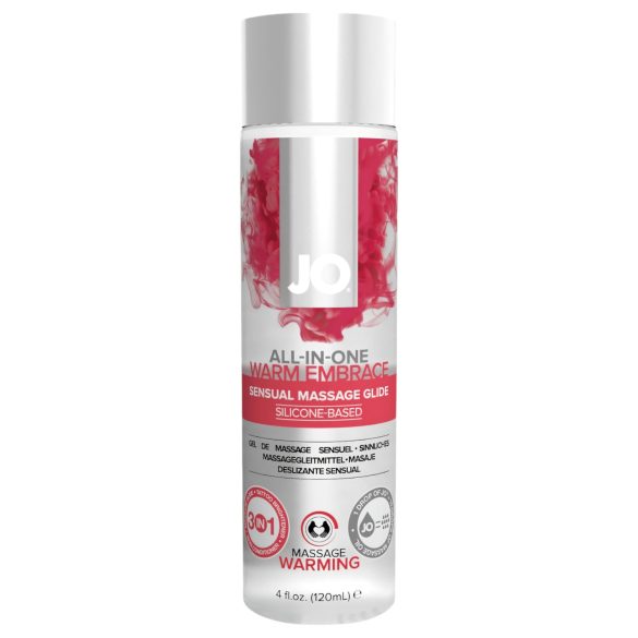 System JO All-in-One - lämmittävä liukuvoide & hierontageeli (120 ml)