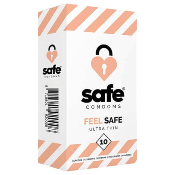 SAFE Tunne Turva - ohuet kondomit (10kpl)