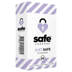 SAFE Just Safe - kondomi - vanilja - 10 kpl