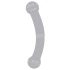 GLAS - Lasinen kaksinkertainen dildo (musta)