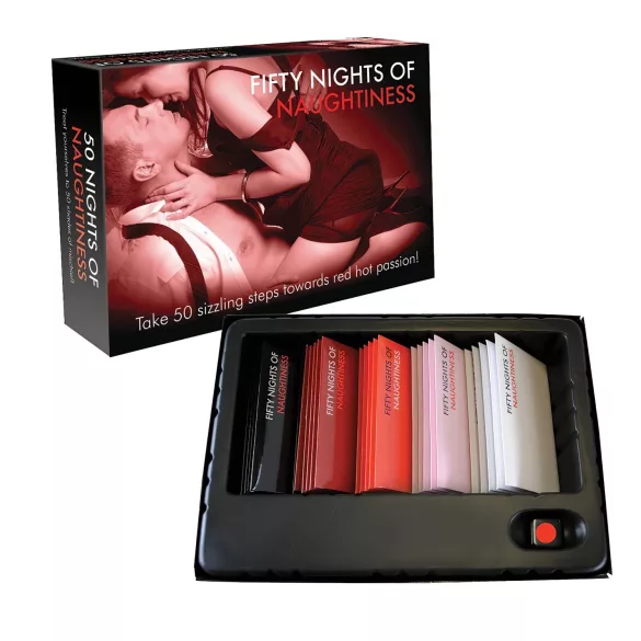 FIFTY NIGHTS OF NAUGHTINESS - seksipeli pariskunnille - englanninkielinen