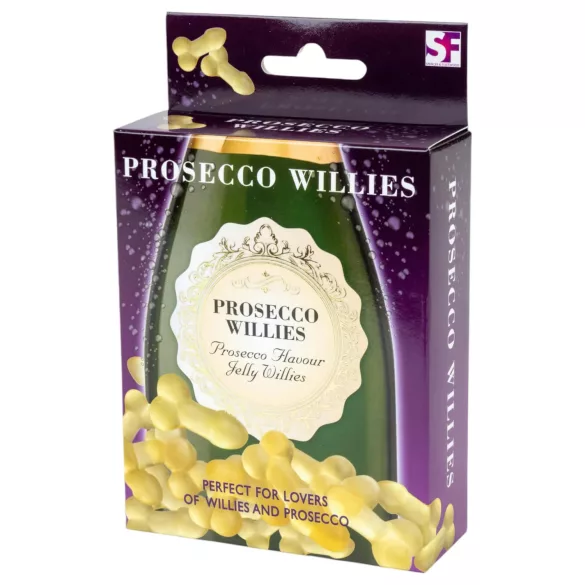 Prosecco Willies - hedelmäkarkki peniksen muotoinen - prosecco-maku - 120g