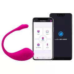   Lovense Lush 2 - puettava sovelluksella ohjattava värisevä muna (pinkki)