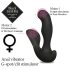 FEELZTOYS Black Jamba - langattomasti lämmitettävä anaalivibraattori (musta)
