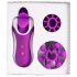 FEELZTOYS Clitella - ladattava, kiertävä suuvibraattori (violetti)