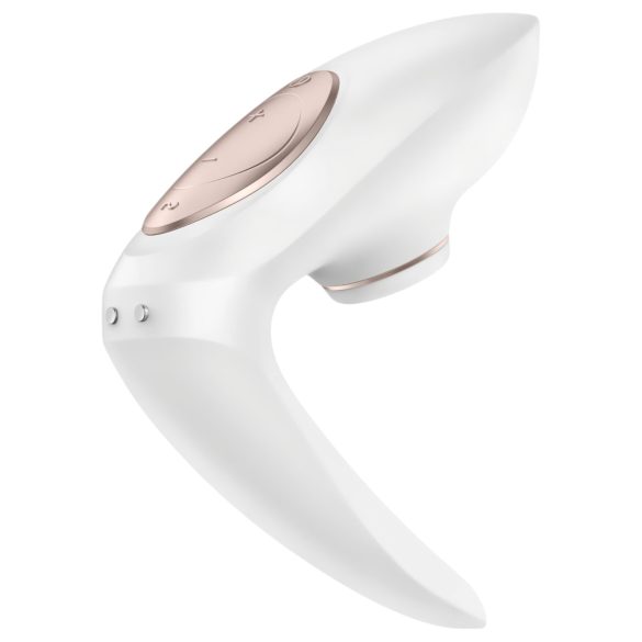 Satisfyer Pro 4 Couples - parivibraattori - ilmapulssitoiminto - valkoinen