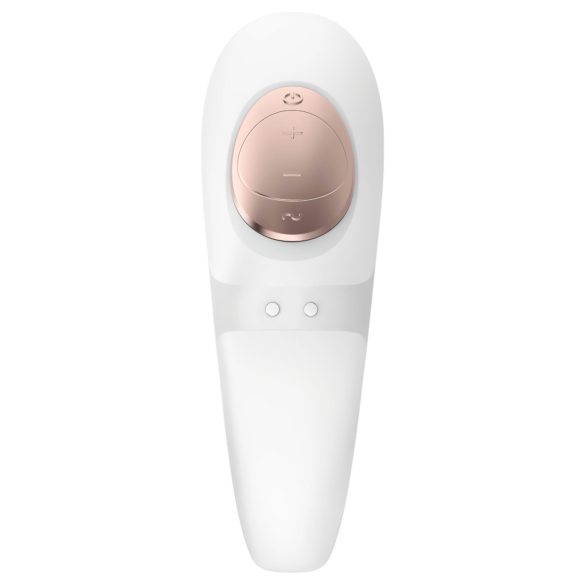 Satisfyer Pro 4 Couples - parivibraattori - ilmapulssitoiminto - valkoinen