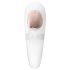 Satisfyer Pro 4 Couples - parivibraattori - ilmapulssitoiminto - valkoinen