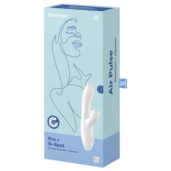 Satisfyer Pro+ G-spot - klitoriskiihotin ja G-pistevibraattori