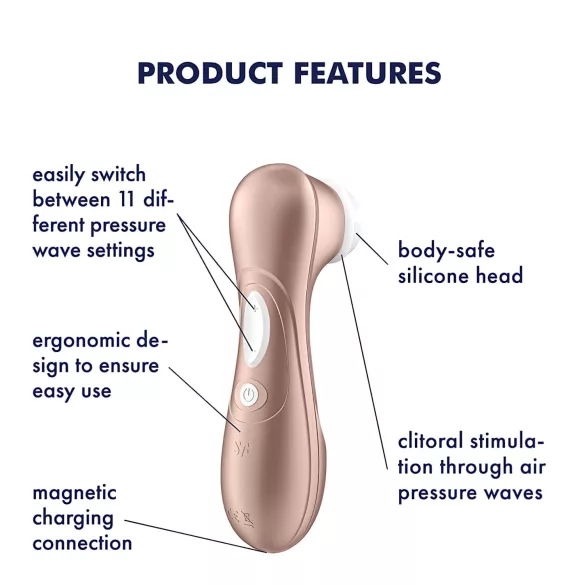 Satisfyer Pro 2 Gen2 - ladattava klitoriskiihotin - ruskea