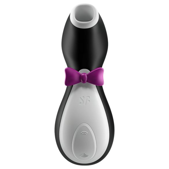 Satisfyer Penguin - ladattava klitoriskiihotin - vedenkestävä - musta-valkoinen