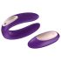 Satisfyer Double Plus Remote - langaton, ladattava parivibraattori (liila)