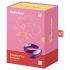 Satisfyer Double Plus Remote - langaton, ladattava parivibraattori (liila)