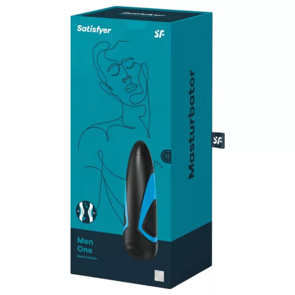 Satisfyer Men One - imukuppimasturbaattori - sininen/musta