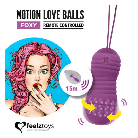 FEELZTOYS - Vibraatiomuna - Vedenkestävä - Lila
