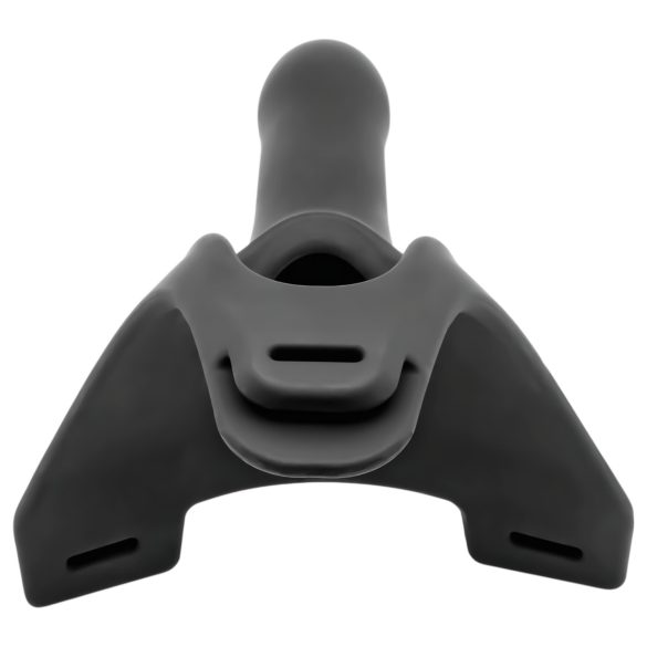Perfect Fit ZORO 5.5 - kiinnitettävä dildo (14 cm) - musta