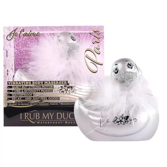 My Duckie Paris 2.0 - klitoriskiihotin - vedenkestävä vibraattori - hopea