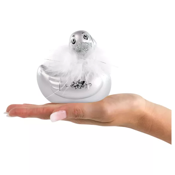 My Duckie Paris 2.0 - klitoriskiihotin - vedenkestävä vibraattori - hopea