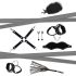 RS Soiree Kinky Me Softly - BDSM sitomasetti - musta (7 osaa)