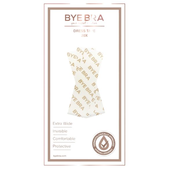 Bye Bra - kaksipuolinen vaatekiinnitysteippi 20 kpl